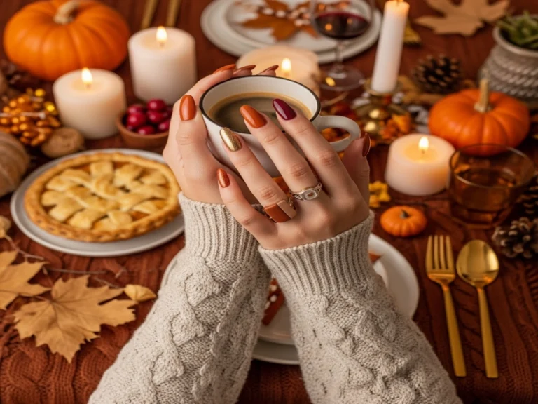 14 Thanksgiving Nail Ideas for Your Holiday Table