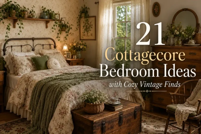 21 Cottagecore Bedroom Ideas with Cozy Vintage Finds