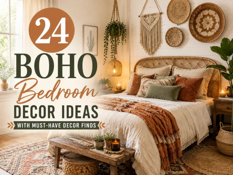 24 Boho Bedroom Decor Ideas with Must-Have Decor Finds