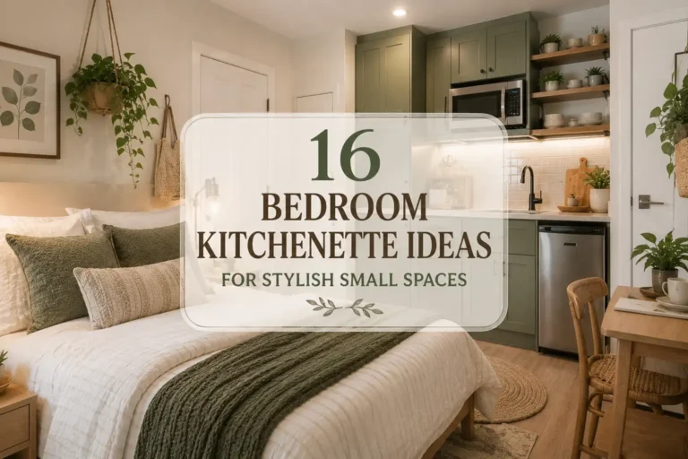 16 Bedroom Kitchenette Ideas for Stylish Small Spaces
