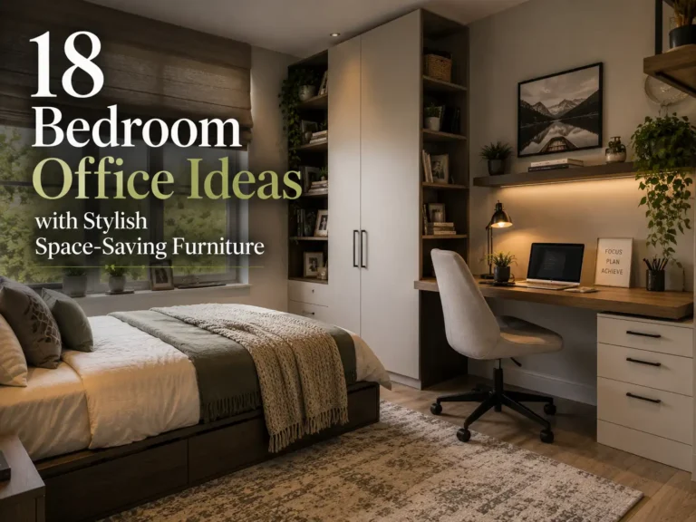 18 Bedroom Office Ideas with Stylish Space-Saving Furniture