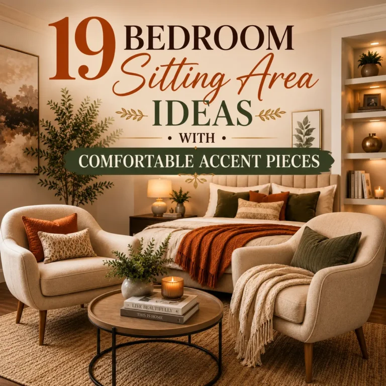 19 Bedroom Sitting Area Ideas with Comfortable Accent Pieces