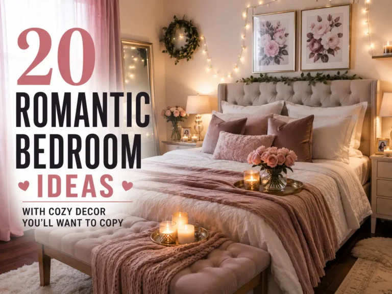 20 Romantic Bedroom Ideas with Cozy Decor You’ll Want to Copy
