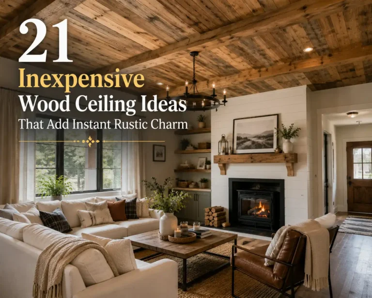21 Inexpensive Wood Ceiling Ideas That Add Instant Rustic Charm