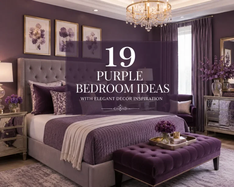 19 Purple Bedroom Ideas with Elegant Decor Inspiration
