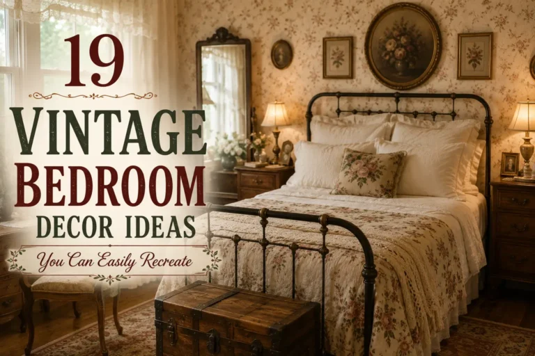 19 Vintage Bedroom Decor Ideas You Can Easily Recreate