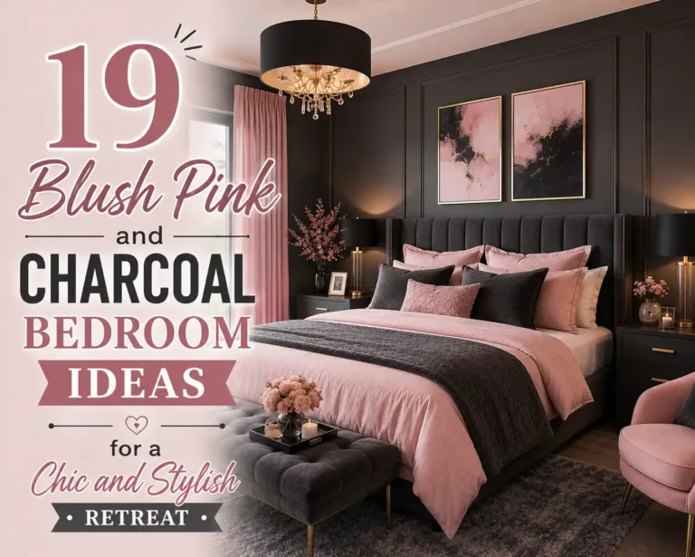 19 Blush Pink and Charcoal Bedroom Ideas for a Chic and Stylish Retreat