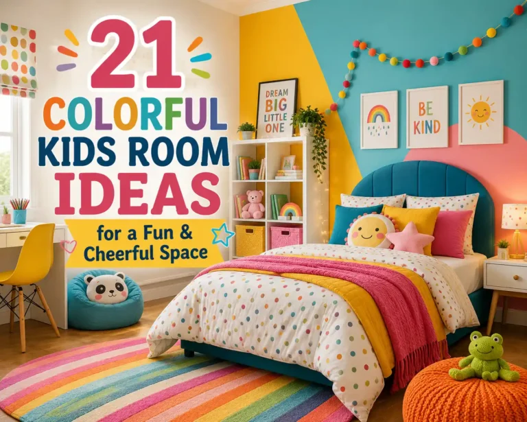 21 Colorful Kids Room Ideas for a Fun & Cheerful Space