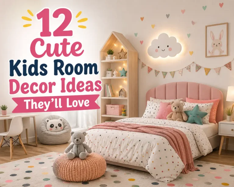 12 Cute Kids Room Decor Ideas They’ll Love