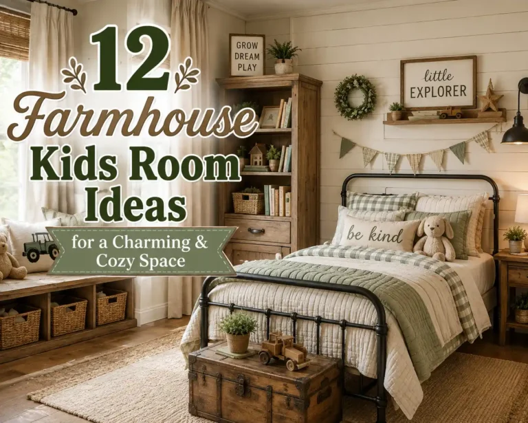 12 Farmhouse Kids Room Ideas for a Charming & Cozy Space