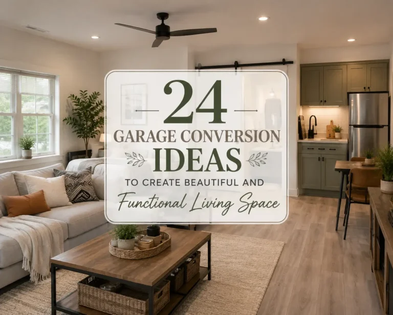 Batch 6 Pinterest pin remaining 24 Garage Conversion Ideas to Create Beautiful and Functional Living Space