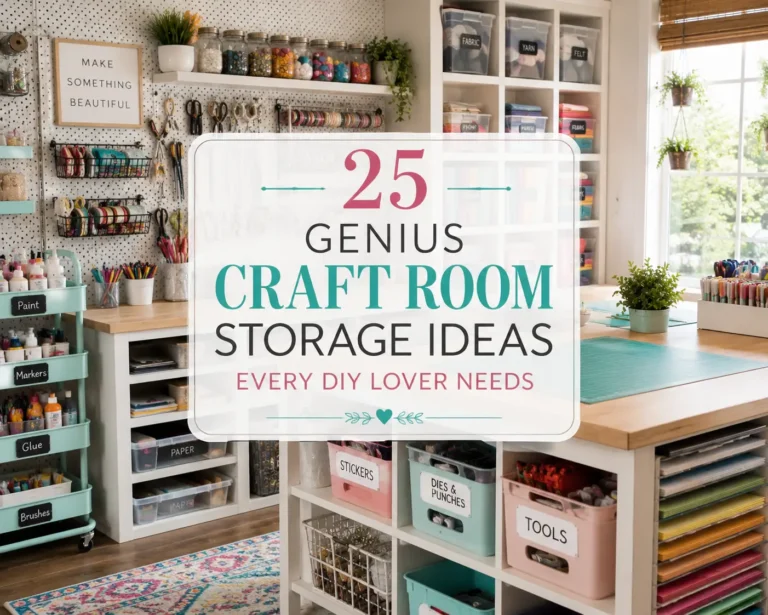 25 Genius Craft Room Storage Ideas Every DIY Lover Needs