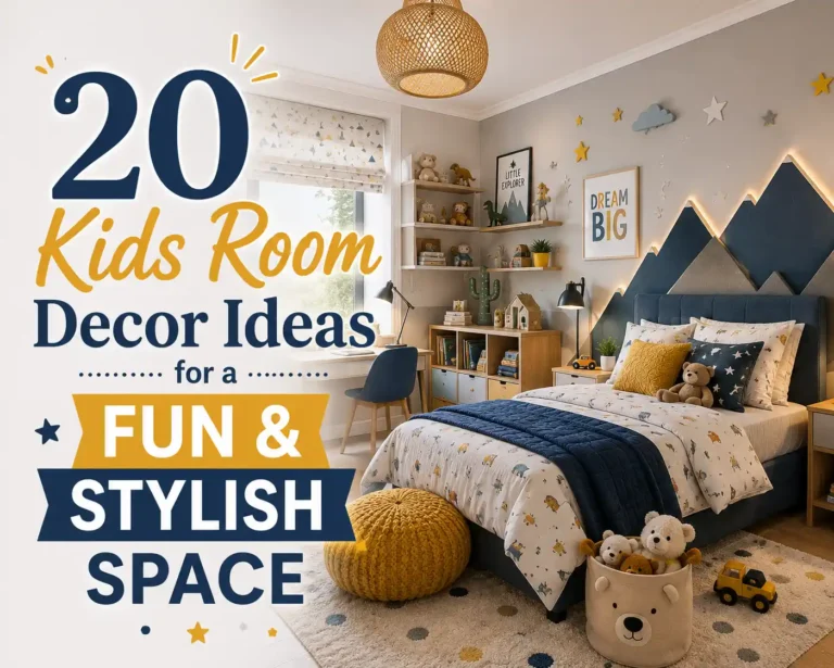 20 Kids Room Decor Ideas for a Fun & Stylish Space