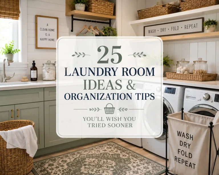 25 Laundry Room Ideas & Organization Tips You’ll Wish You Tried Sooner