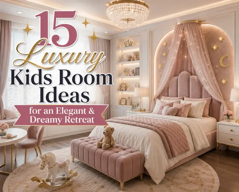 15 Luxury Kids Room Ideas for an Elegant & Dreamy Retreat