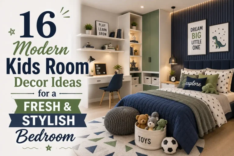 16 Modern Kids Room Decor Ideas for a Fresh & Stylish Bedroom