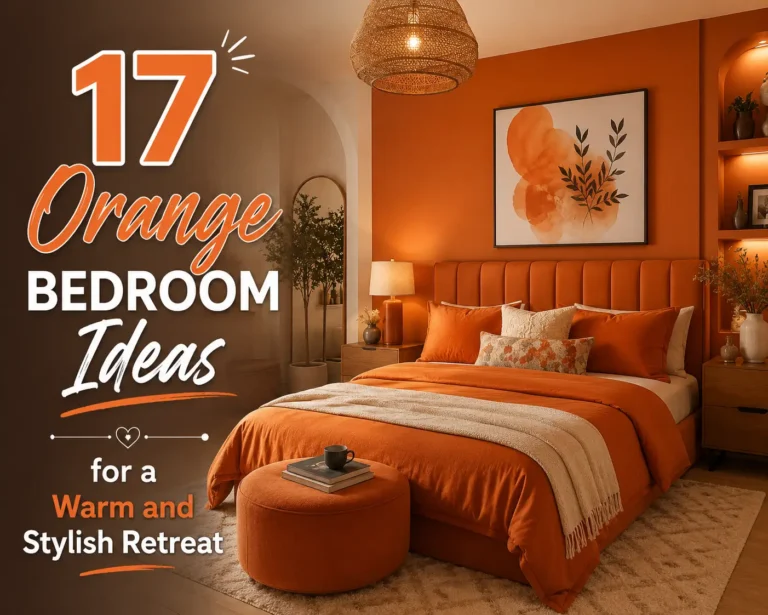 17 Orange Bedroom Ideas for a Warm and Stylish Retreat