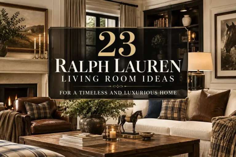 23 Ralph Lauren Living Room Ideas for a Timeless and Luxurious Home