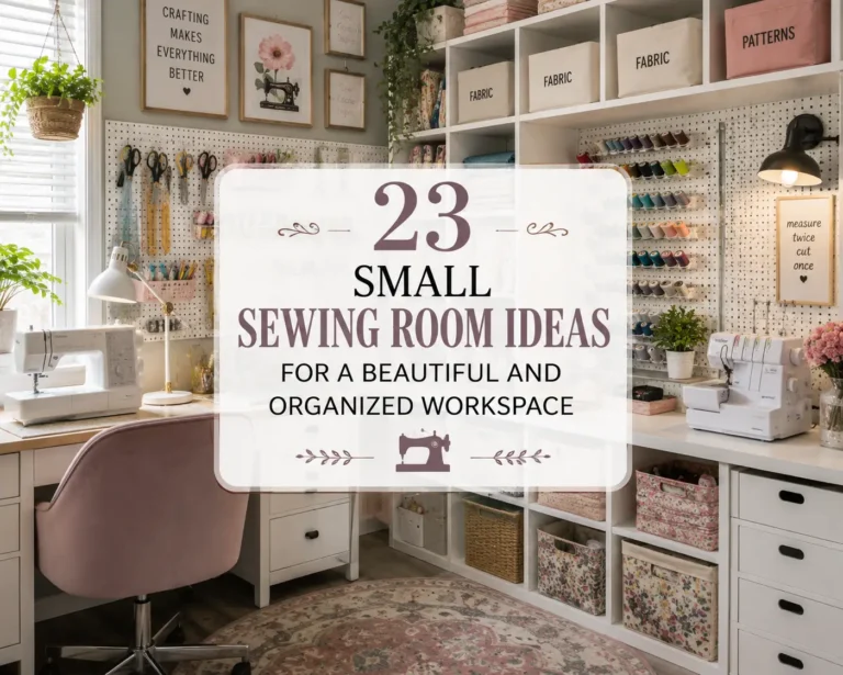 23 Small Sewing Room Ideas for a Beautiful and Organized Workspace