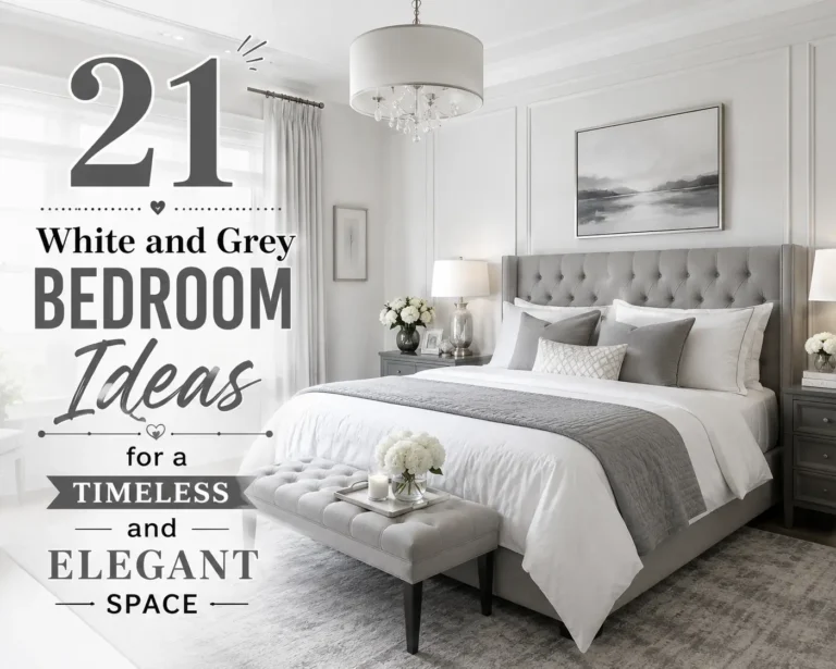 21 White and Grey Bedroom Ideas for a Timeless and Elegant Space