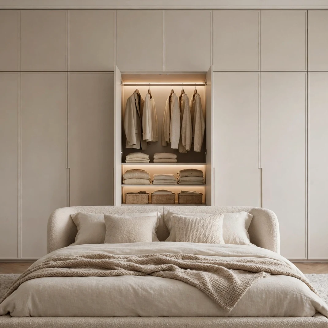 Design 02 Floor To Ceiling Wardrobe Wall