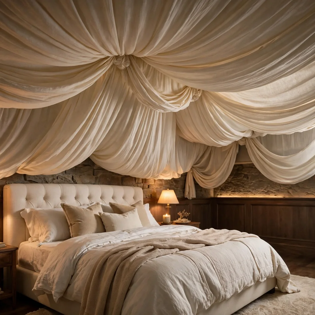 Design 07 Fabric Draped Ceiling
