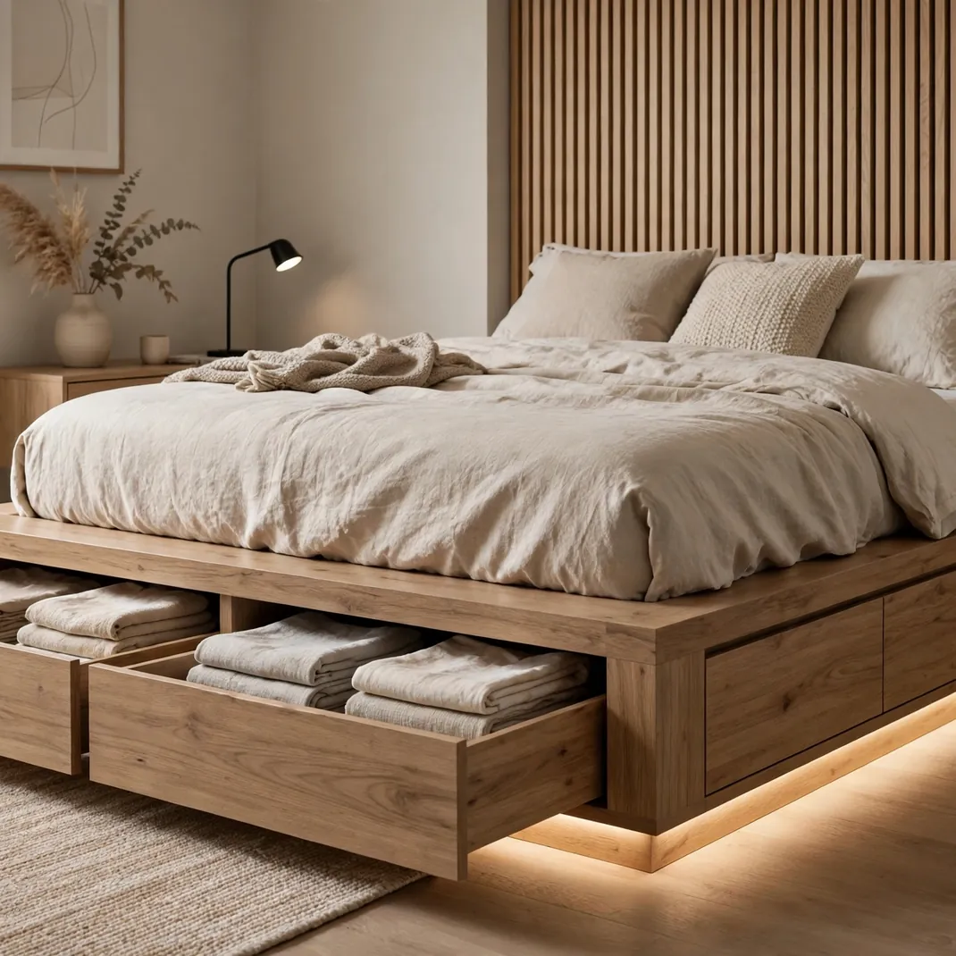 Design 09 Storage Platform Bed Build