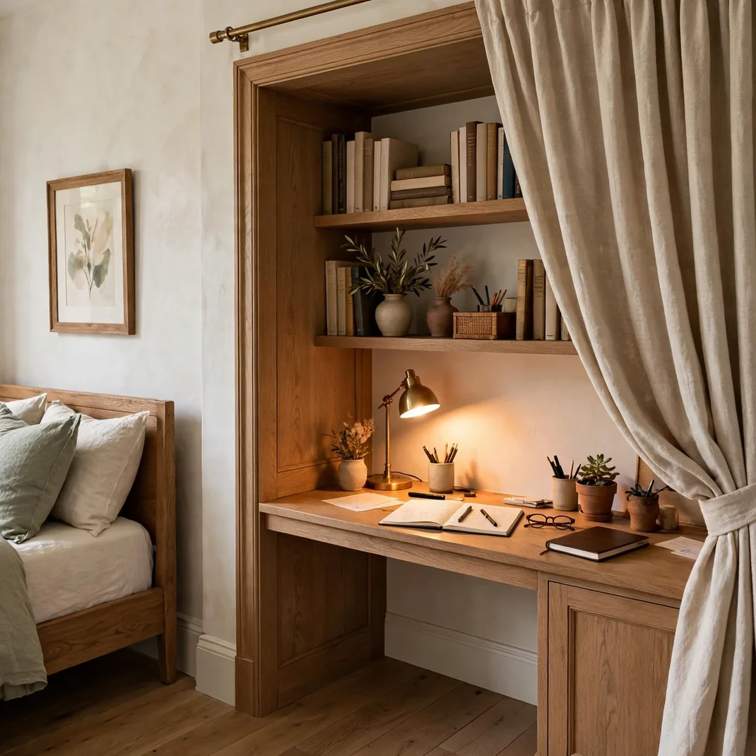 Design 16 Built In Work Alcove