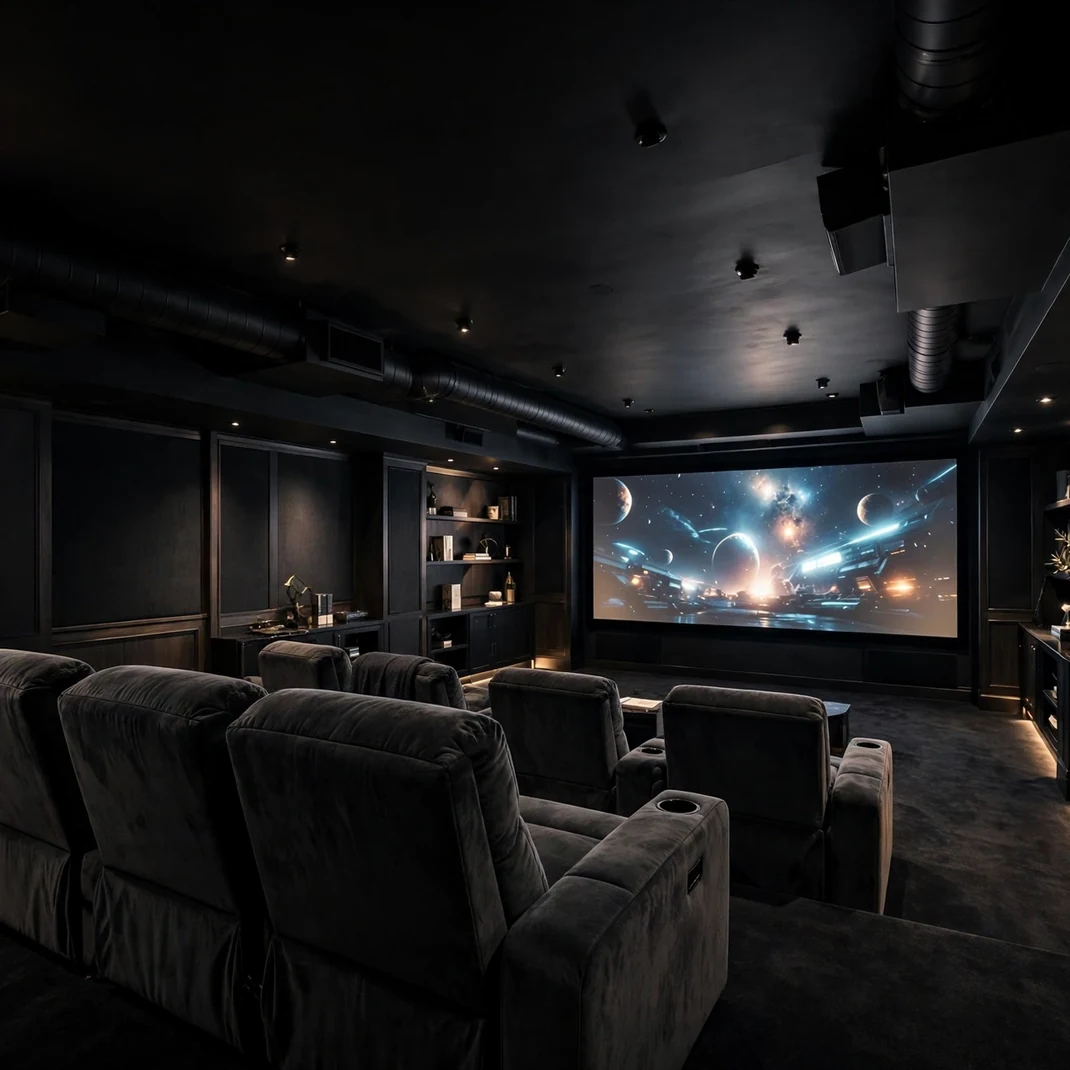 Design 17 Black Painted Ceiling