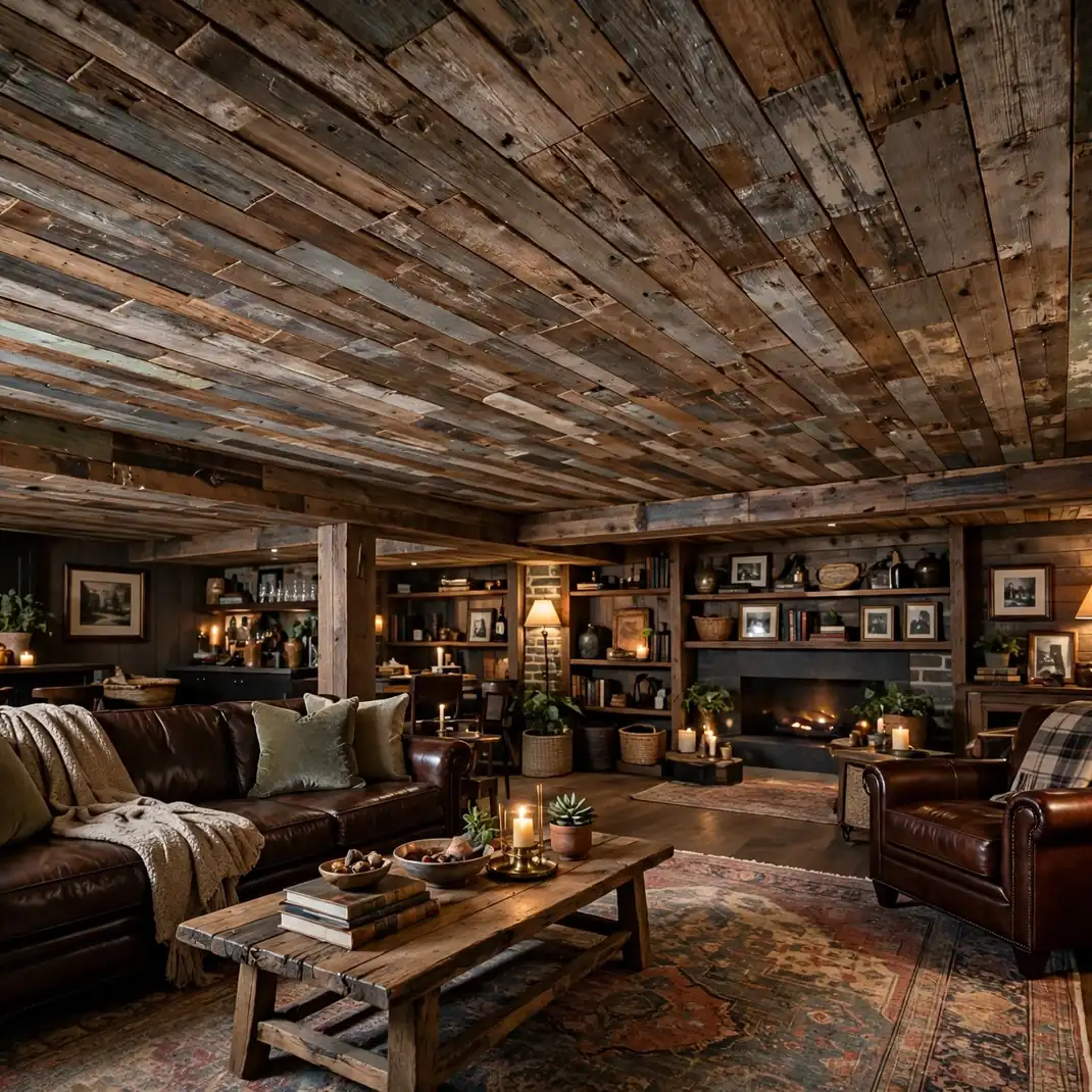 Design 18 Reclaimed Wood Ceiling