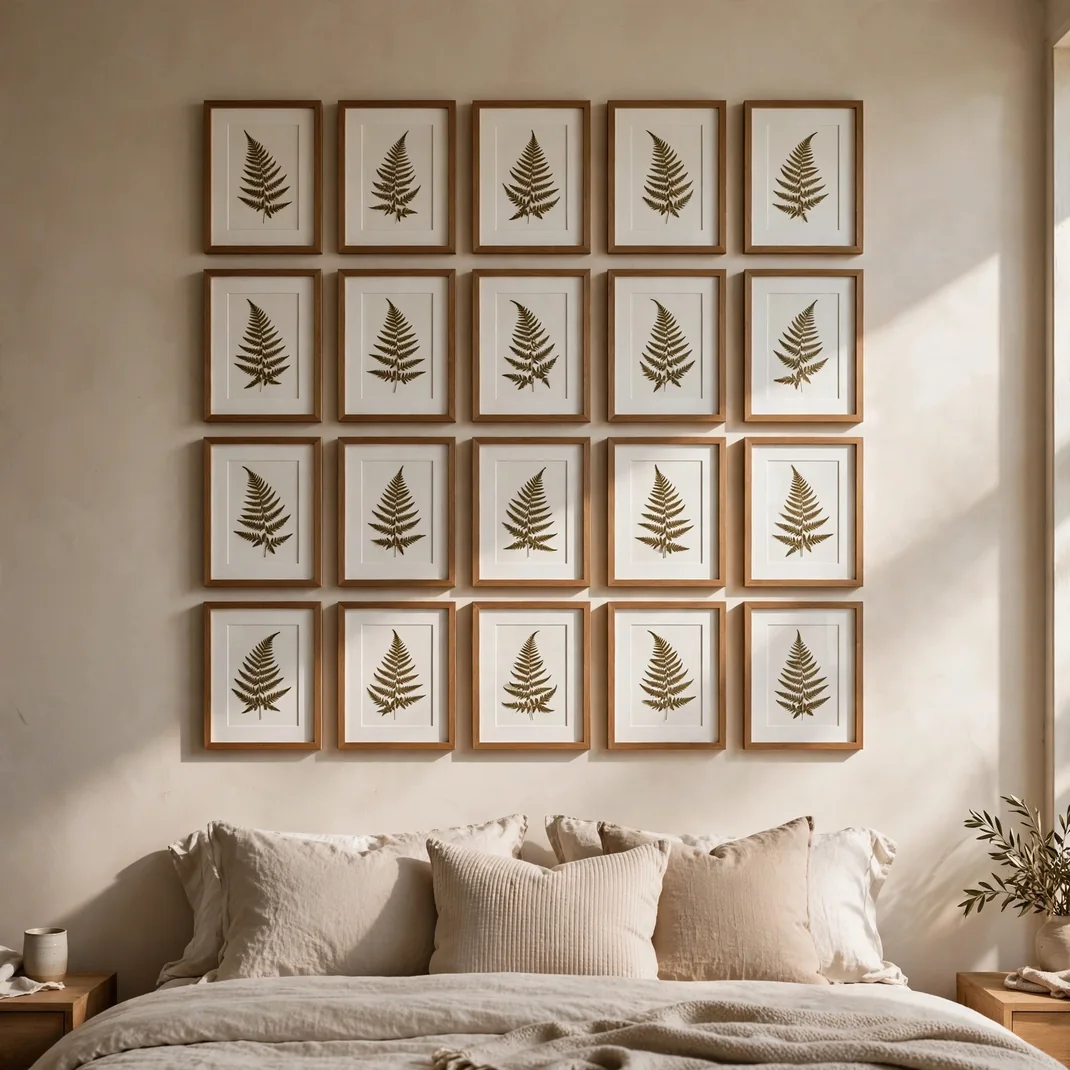 Design 21 Pressed Fern Art
