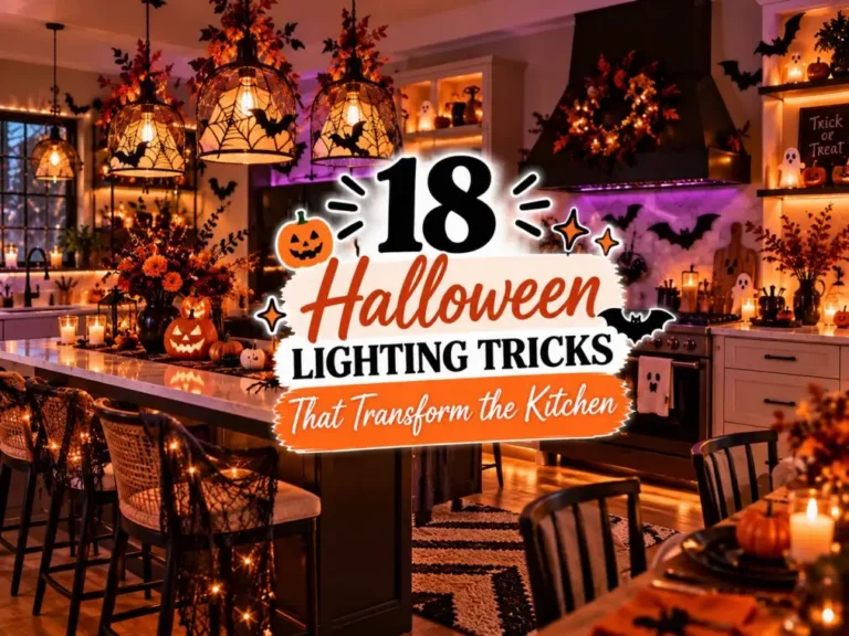 18 Halloween Lighting Tricks That Transform the Kitchen
