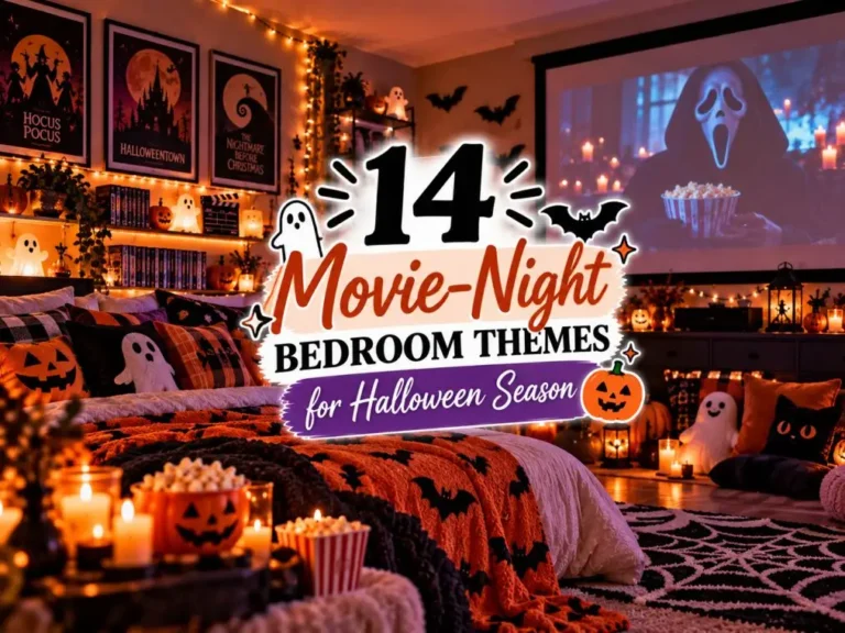14 Movie-Night Bedroom Themes for Halloween Season