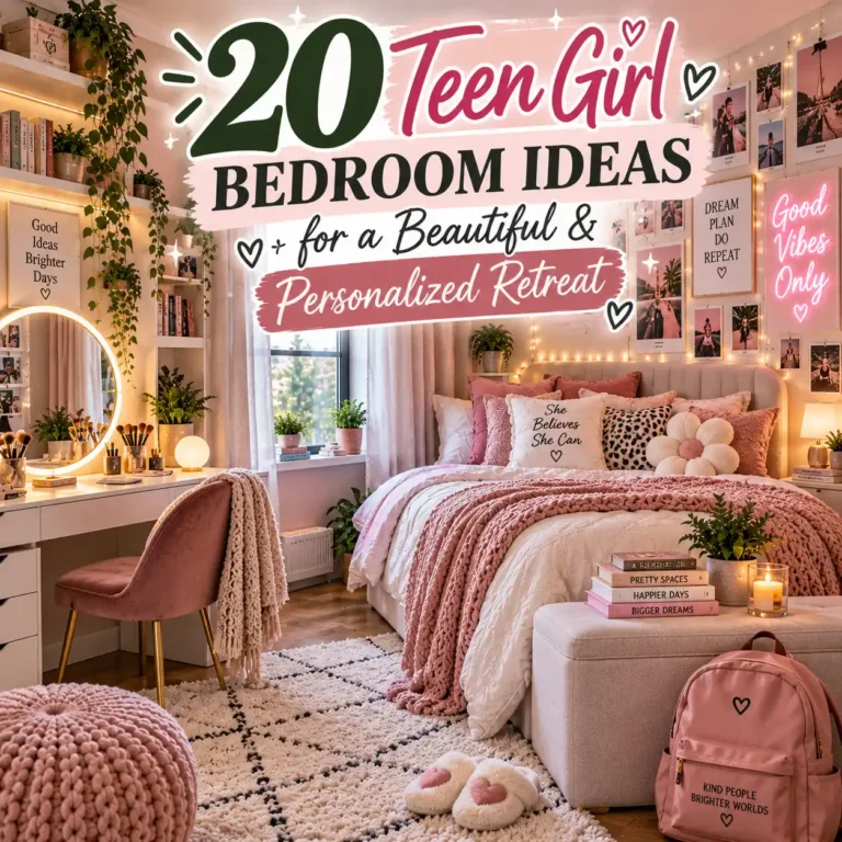 20 Teen Girl Bedroom Ideas for a Beautiful & Personalized Retreat