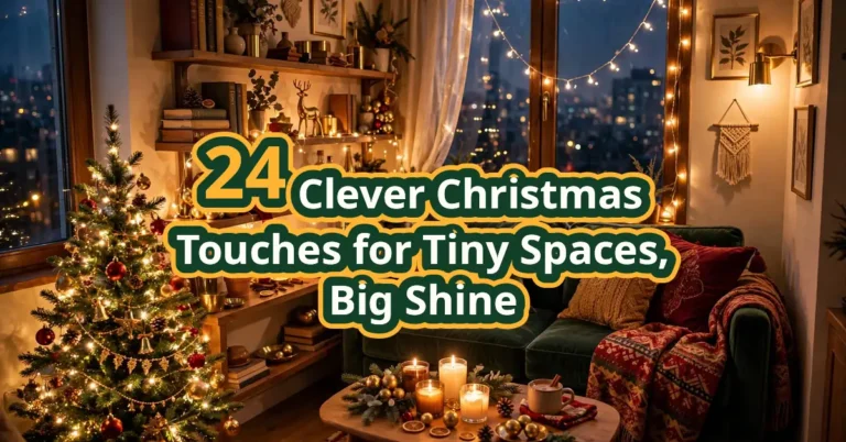 24 Clever Christmas Touches for Tiny Spaces, Big Shine