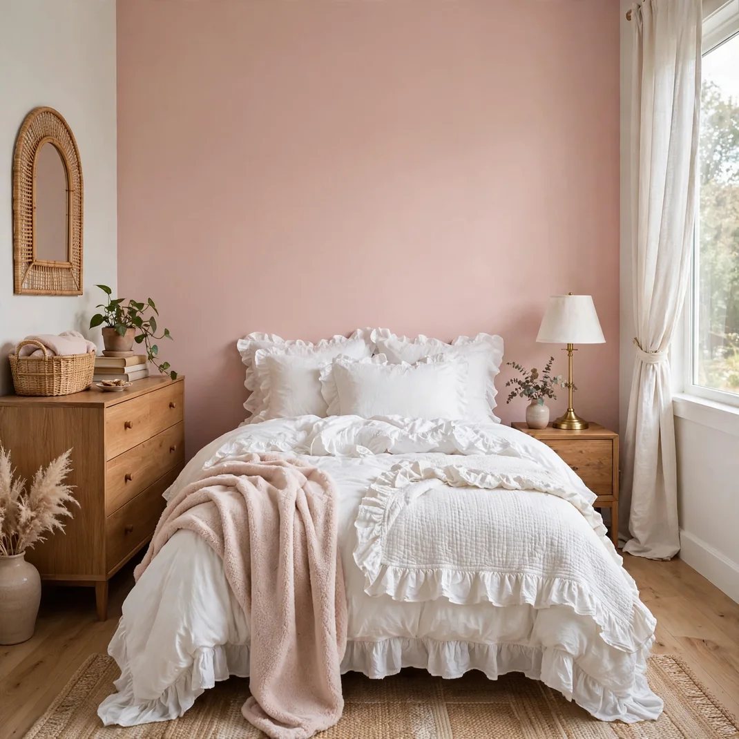 Design 01 Blush Pink Accent Wall