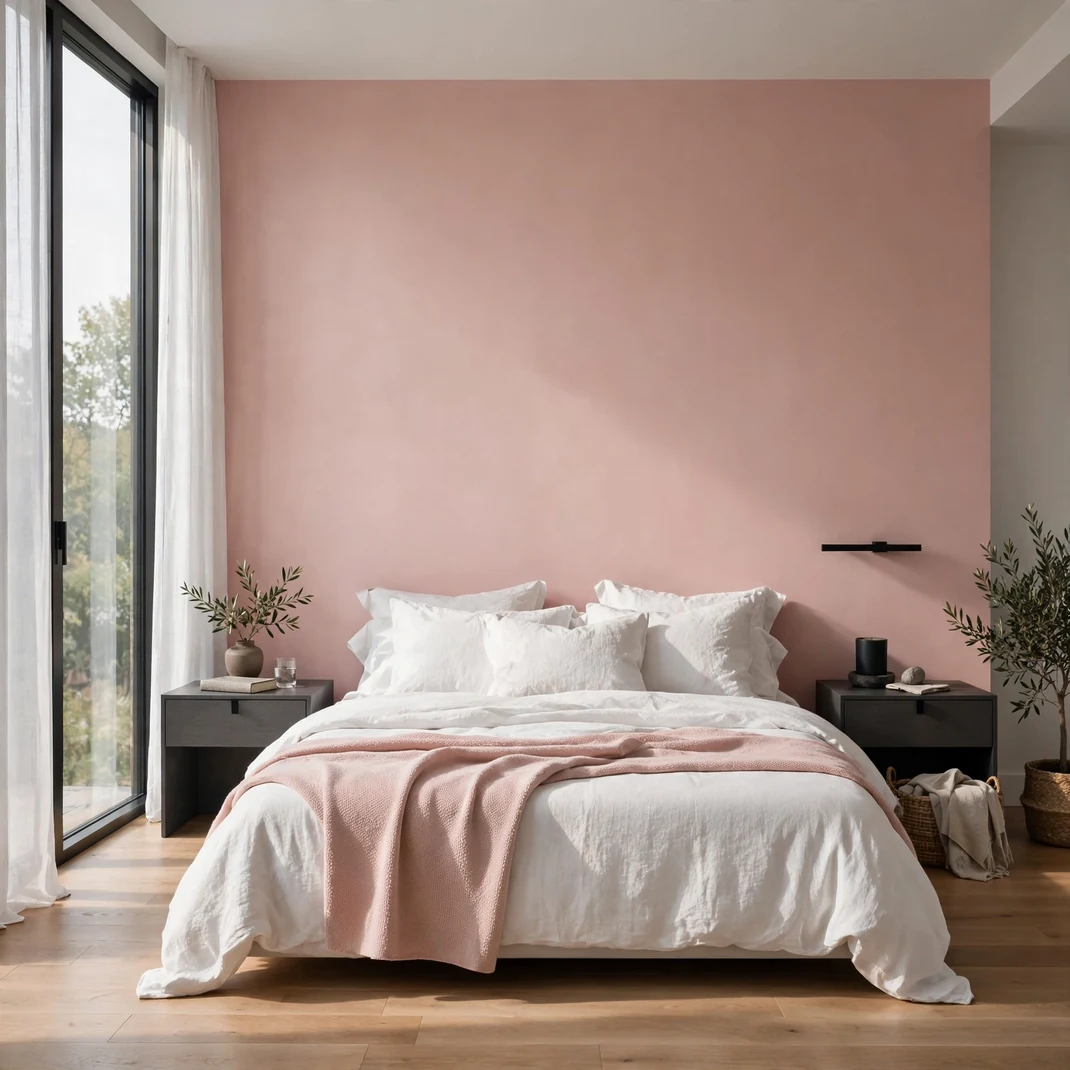 Design 01 Blush Pink Accent Wall