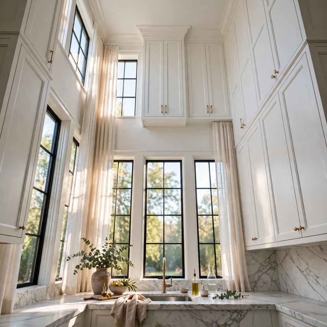 Design 01 Stretch Cabinets To The Ceiling