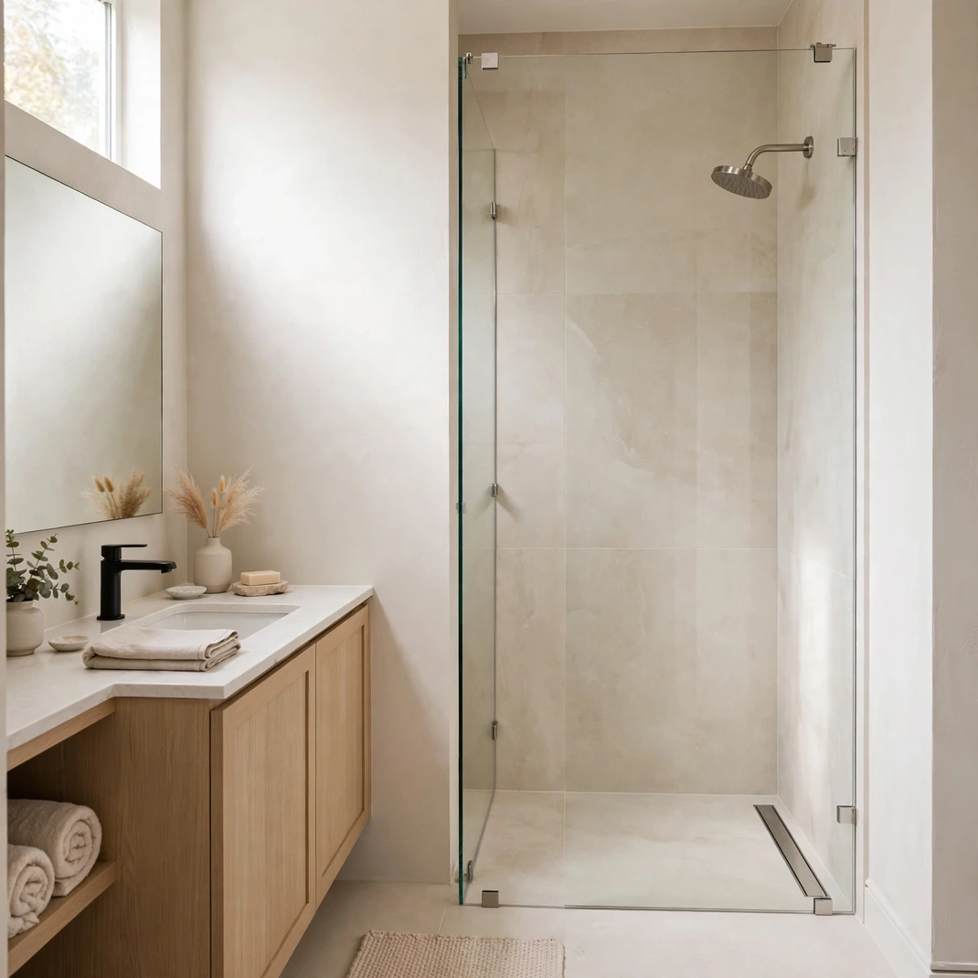 Design 02 Frameless Glass Shower Enclosure
