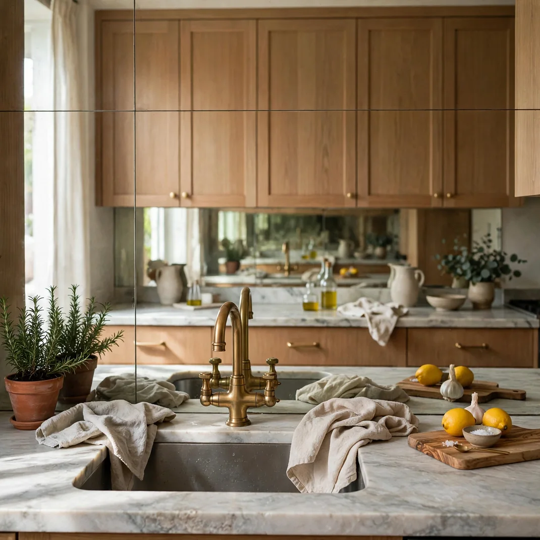 Design 02 Mirrored Backsplash Panels