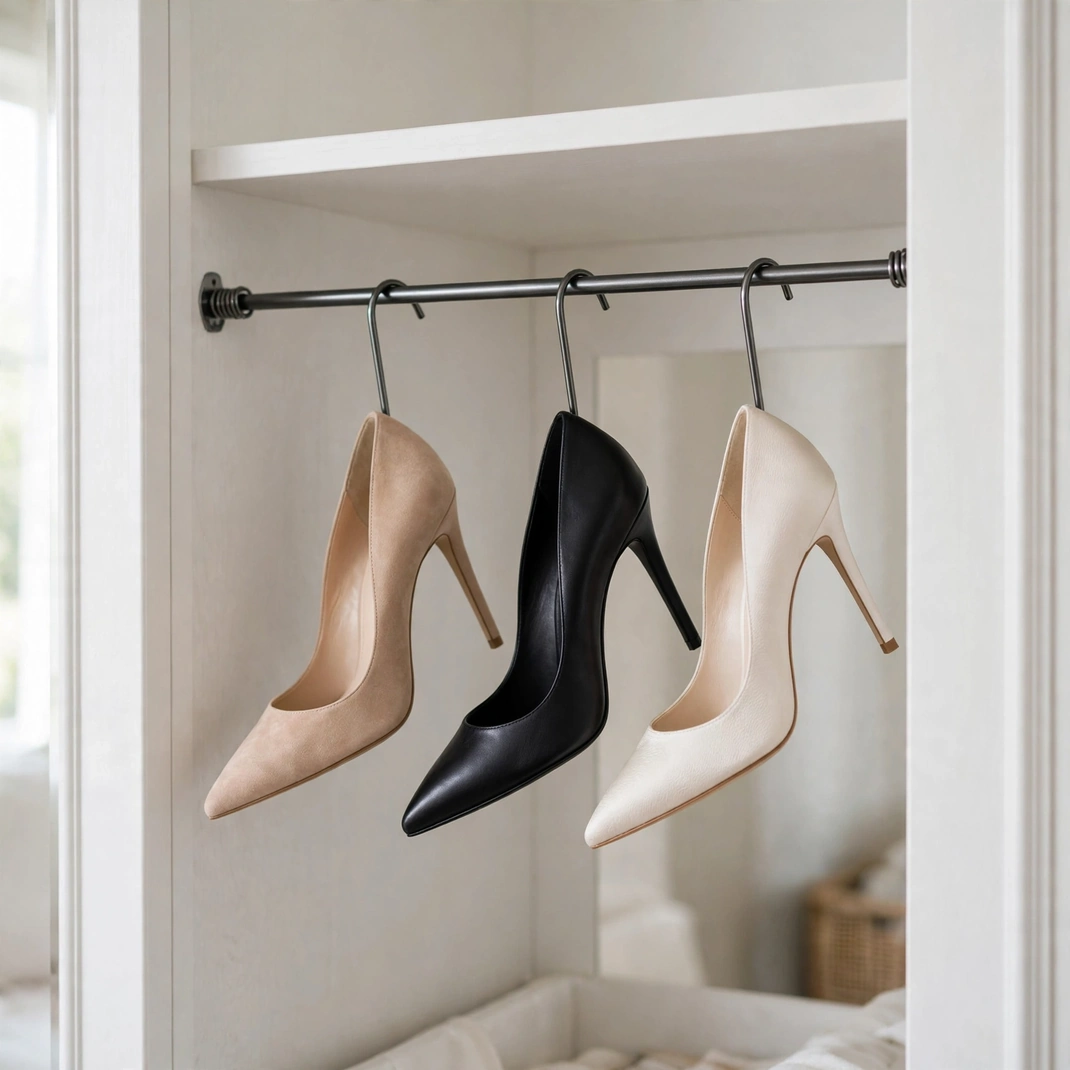 Design 02 Tension Rod Heel Display
