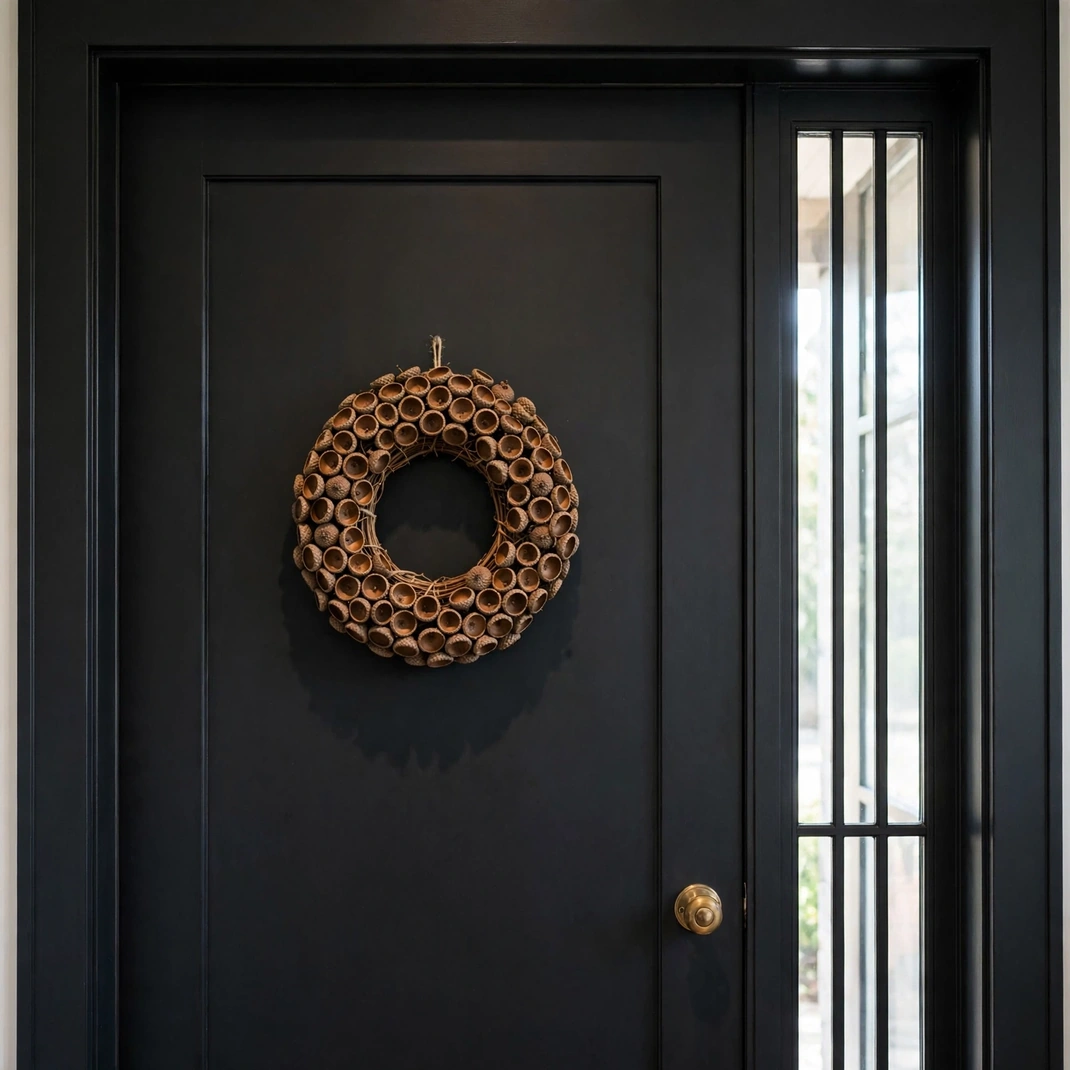 Design 03 Acorn Cap Mini Wreath