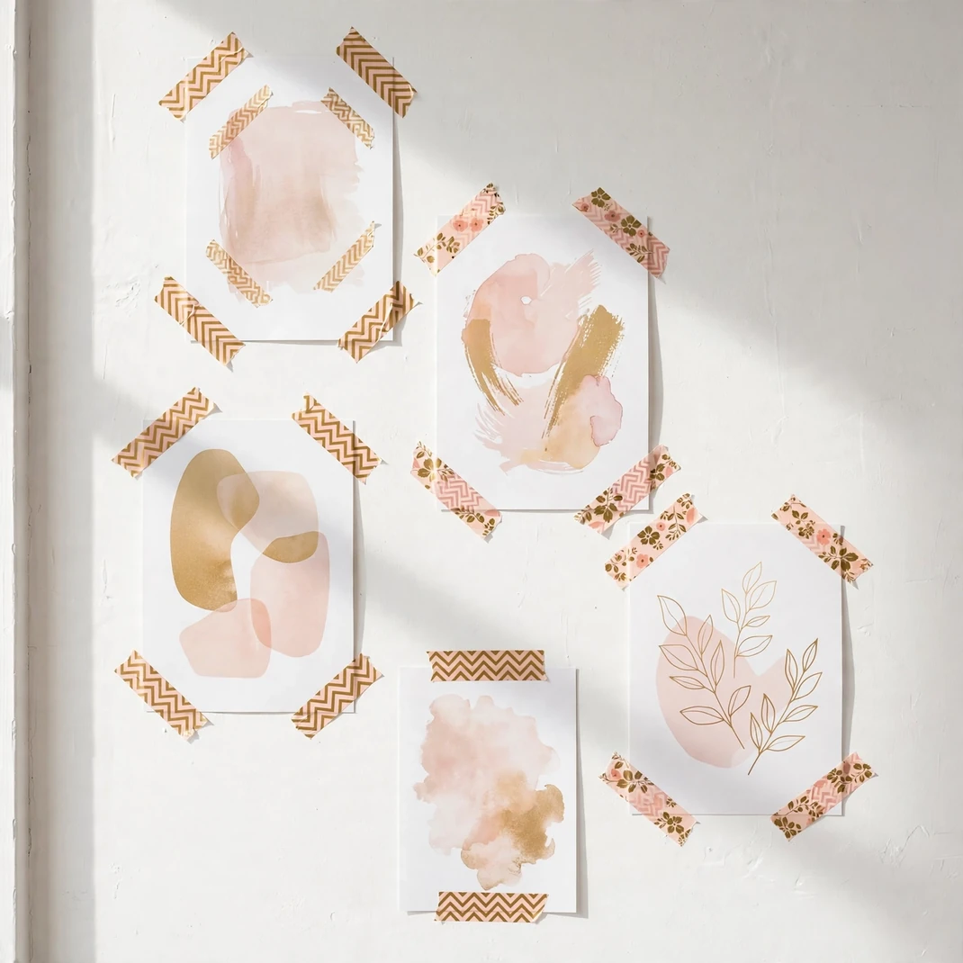 Design 03 Washi Tape Instant Borders