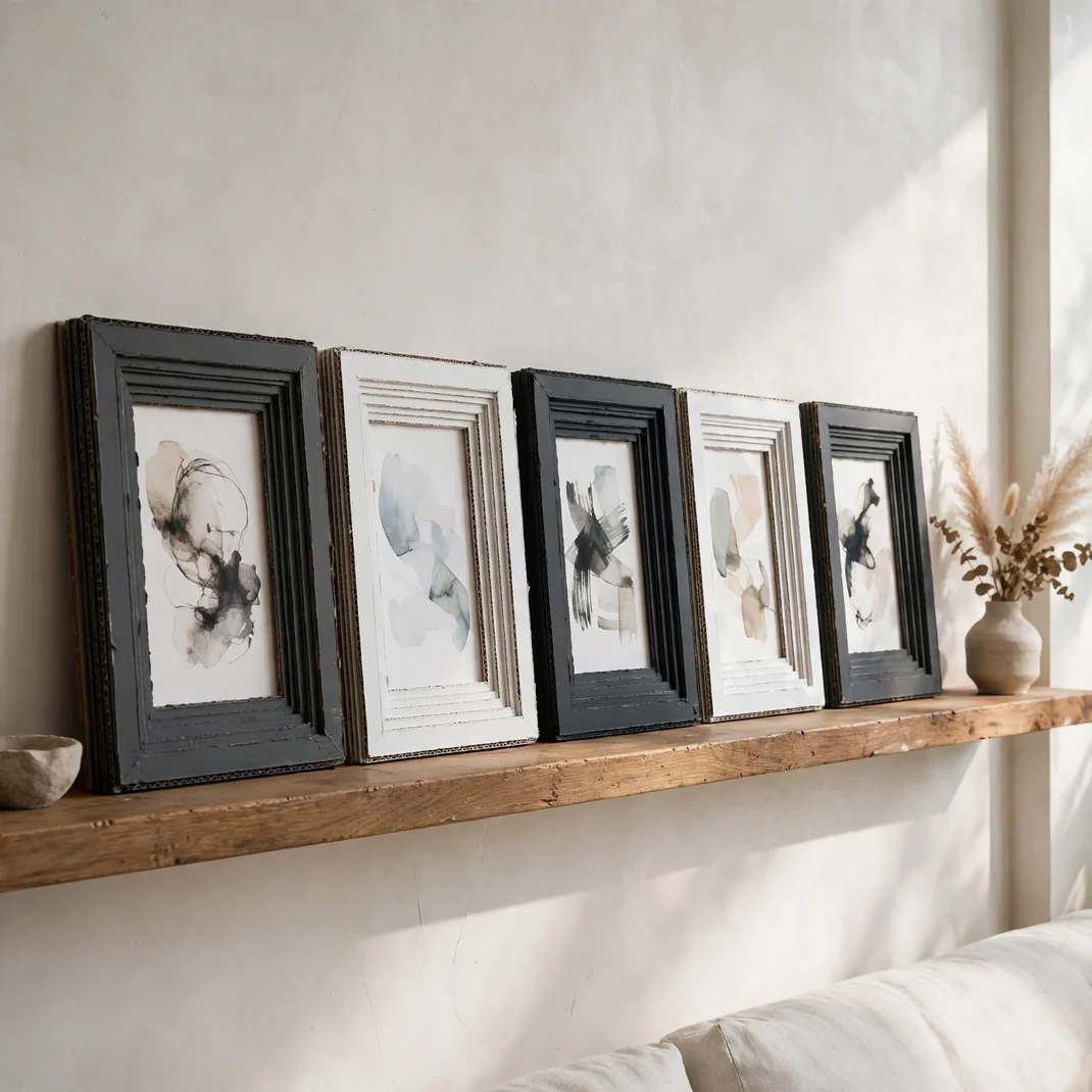 Design 04 Cardboard Layered Stack Frames