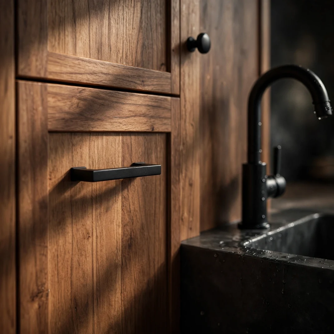 Design 04 Matte Black Hardware Accents