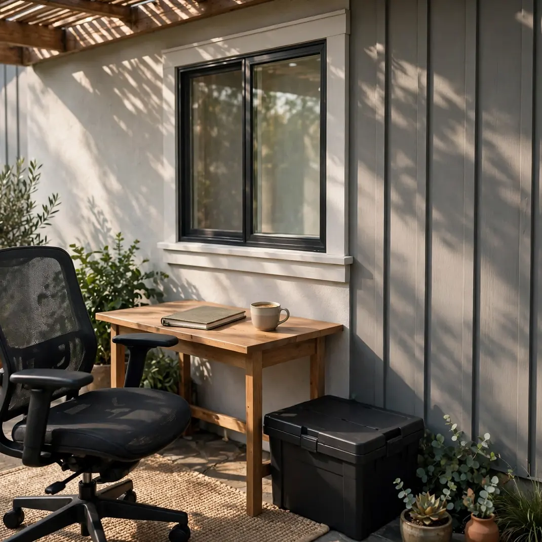 Design 04 Outdoor Work From Patio Nook