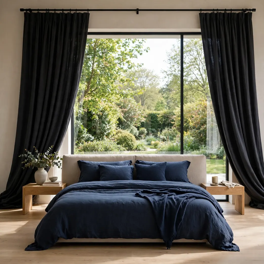 Design 05 Charcoal Blackout Curtains