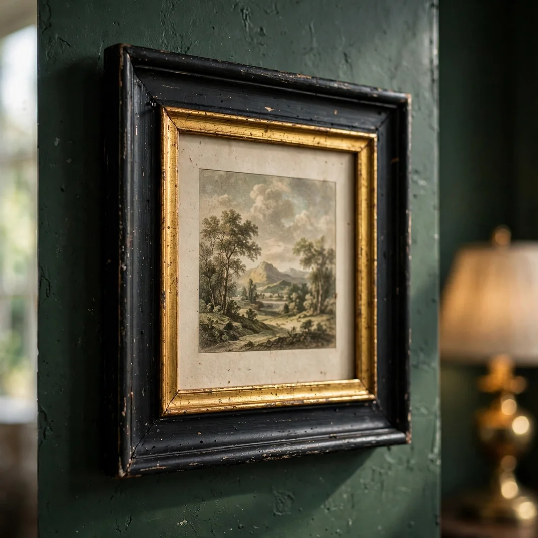 Design 08 Gold Leaf Foil Edge Frames