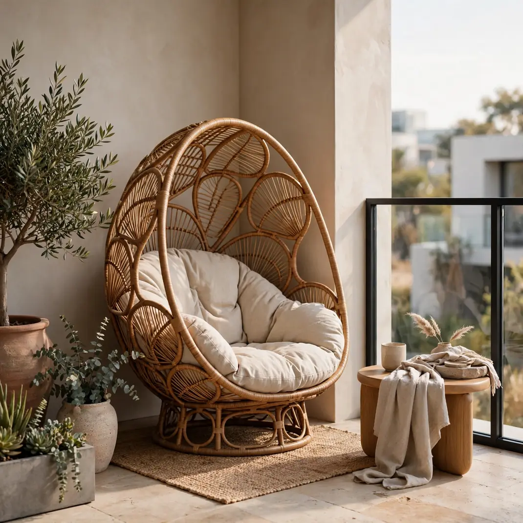 Design 08 Rattan Egg Chair