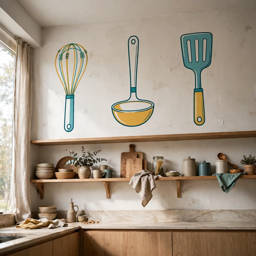 Design 09 Hanging Utensil Illustrations
